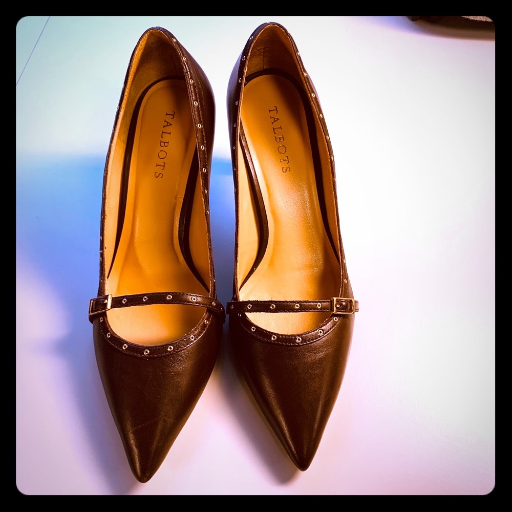 Talbots MaryJane Brown Pumps